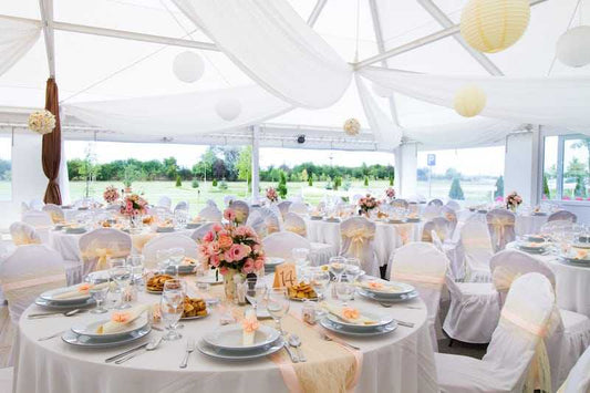 15 Budget-Friendly Ideas for Your Wedding Tent Décor - Bean Bags R Us