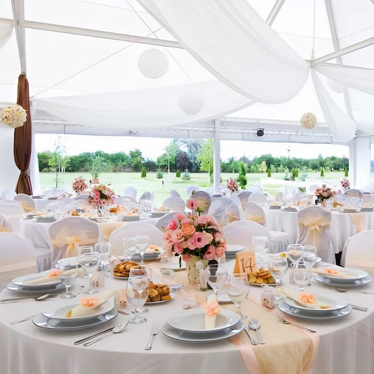 15 Budget-Friendly Ideas for Your Wedding Tent Décor - Bean Bags R Us