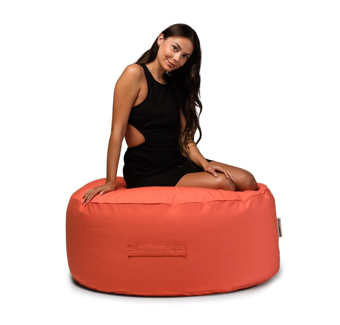 Brooklyn Round Ottoman - Bean Bags R Us