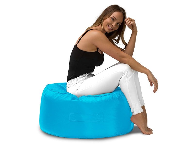 Round Outdoor Ottoman - Bean Bags R Us